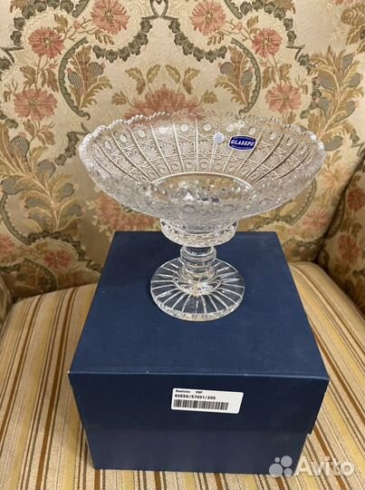 Хрустальная ваза «Снежинка» (новые в коробках)