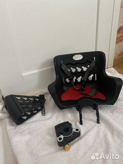 Детское велокресло bellelli pulcino handleFix