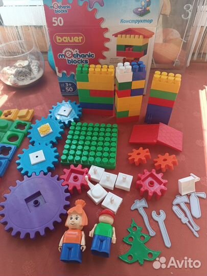 Конструктор bauer, развивающее домино