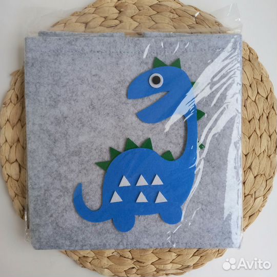 Корзина для игрушек войлок 25 на 25 см