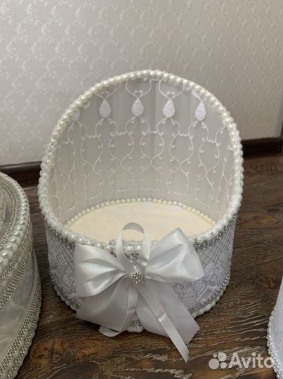 Свадебные аксессуары Корзины