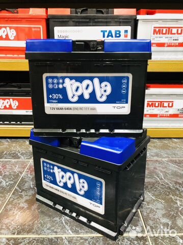 Аккумулятор Топла 66ач 640Ампер на ниссан