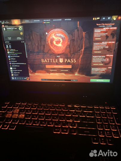 Игровой ноутбук asus