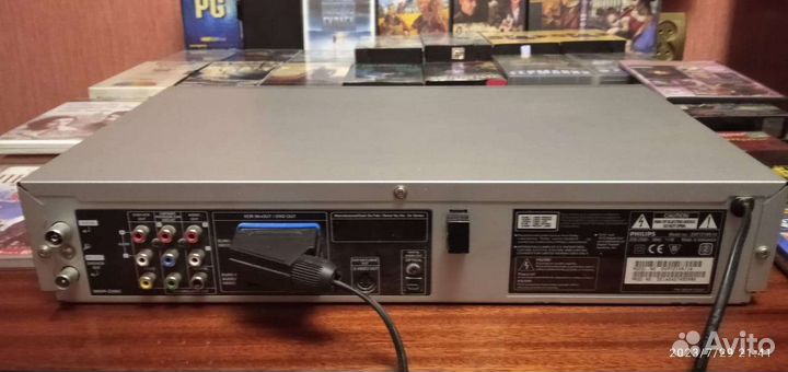 Видеомагнитофон philips dvp721vr + коллекция DVD