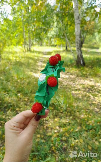 Ободок Земляника Малина Виктория Клубника