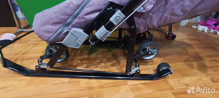 Летняя коляска-трость; стул детский; коляска-санки