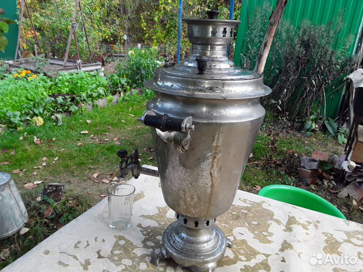 Самовар-рюмкой дровяной