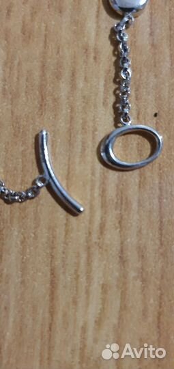 Серебряный браслет с бриллиантами