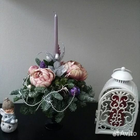 Новогодняя композиция ручной работы