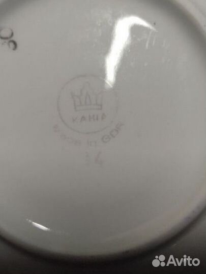 Чайные пары Мадонна ГДР kahla и Полтавский СССР