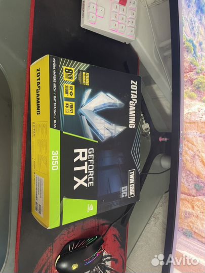 Видеокарта rtx 3050 8gb zotac