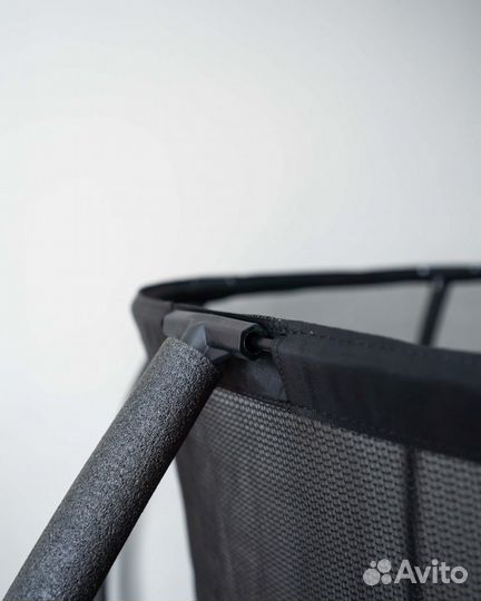 Детский батут с сеткой для дома, улицы 152 см