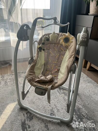 Детские электронные качели для новорожденных
