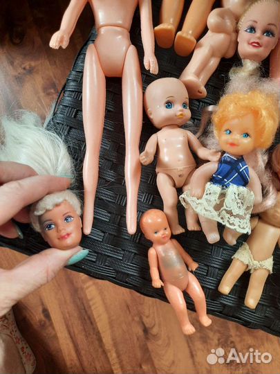 Винтажная барби и пупсы