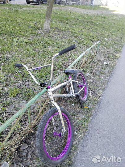 Бмх без тормозов фиолетовый