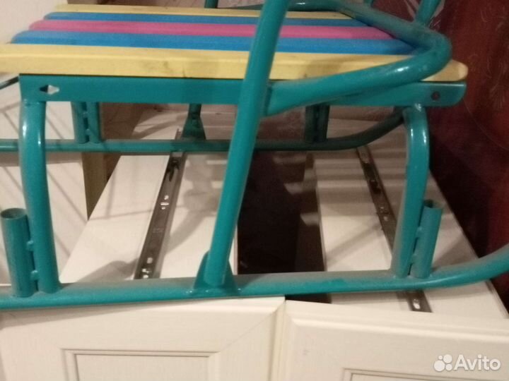 Санки детские с ручкой