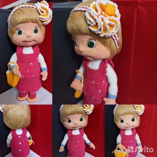 Игрушка кукла крючком