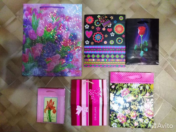 Пакеты подарочные