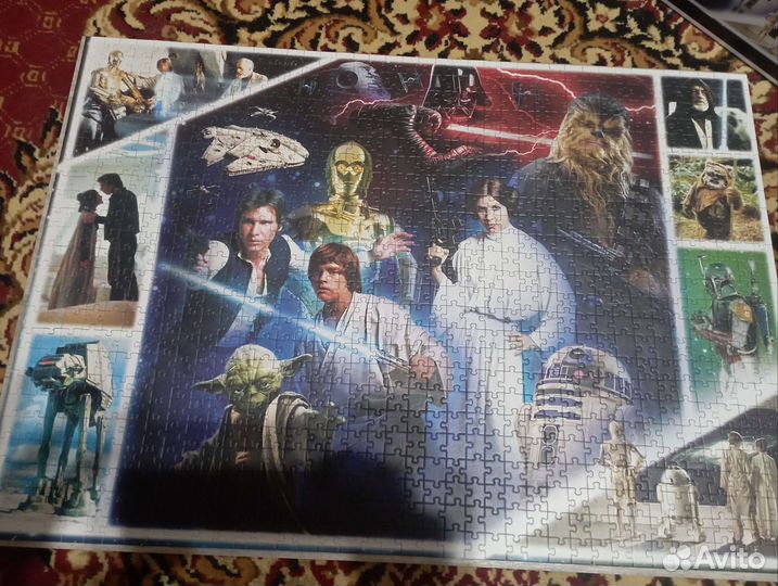 Пазлы на 1000 и 1500 деталей