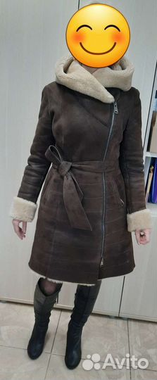 Дубленка натуральная женская L
