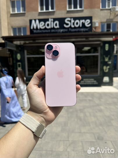 Смартфон iPhone 15 128Gb Pink 2Sim