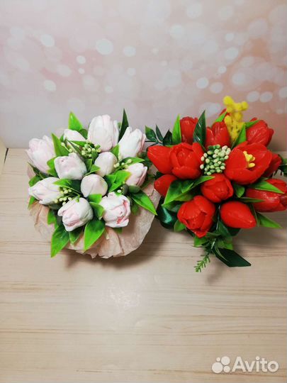 Букет из мыла