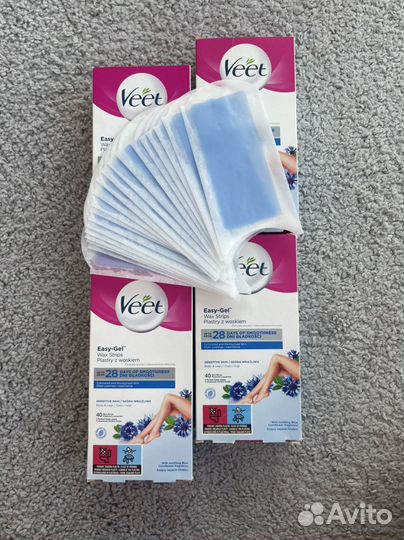 Восковые полоски Veet