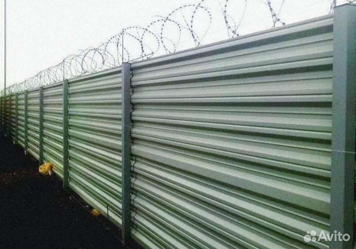 Забор из профлиста