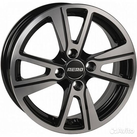 Диски Aero V2027 5.5x14 4*98 ET35 DIA58.6 BFP Литой