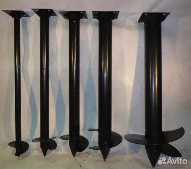 Винтовые сваи, фундамент