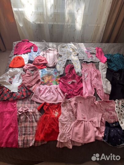 Вещи на девочку пакетом 86-92