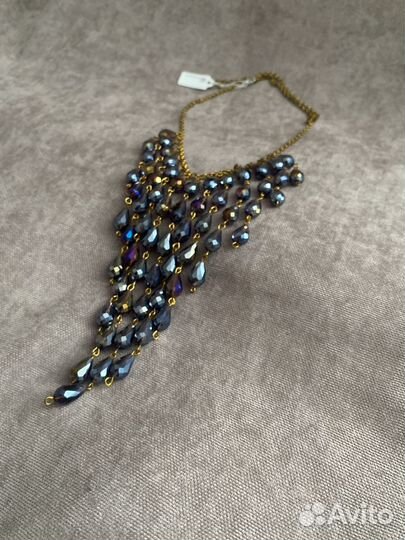 Колье бусы сотуар