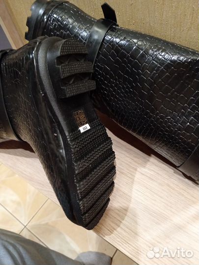 Женские резиновые сапоги 38