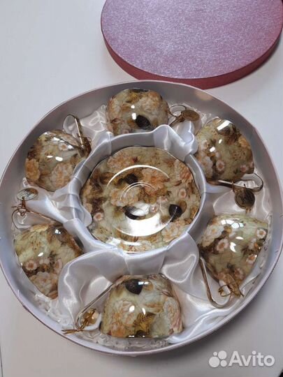 Чайный сервиз фарфоровый 6
