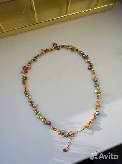 Колье чокер из жемчуга