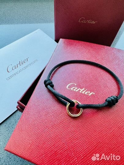 Cartier trinity с сертификатом браслет, оригинал