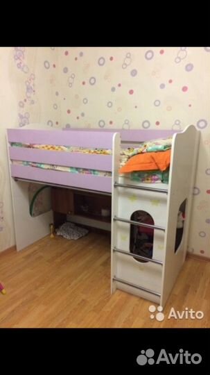 Кровать чердак