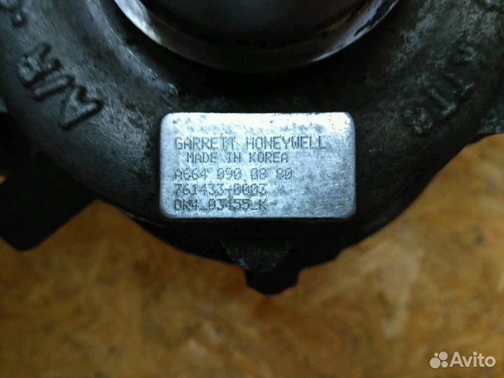 Турбина Ссанг Йонг d20dt Ssang Yong