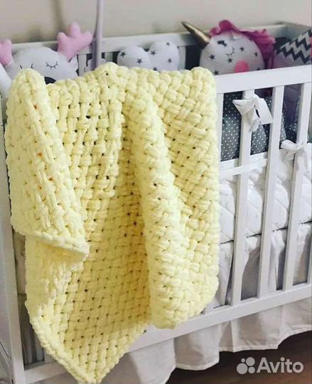 Плюшевый детский плед-одеяло