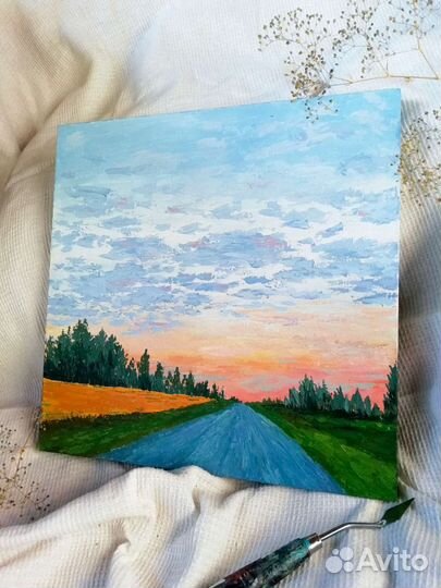 Пейзаж. Картина 30*30см