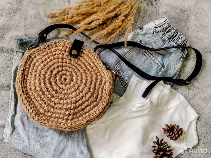 Изделия из джута, ручная работа