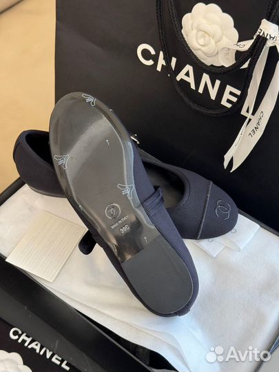 Балетки Chanel натуральная кожа 35-41р