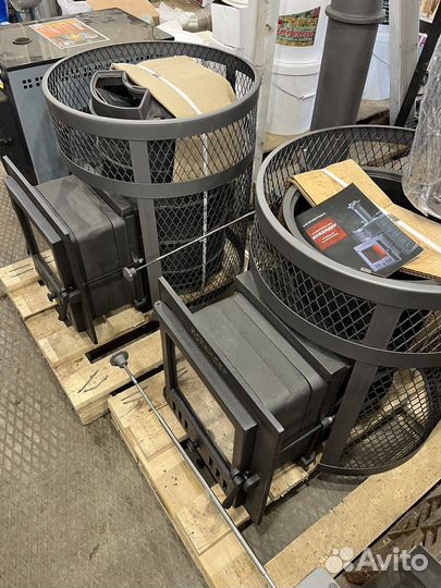 Чугунная печь для бани Гефест Искандер 18