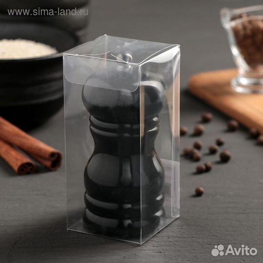 Мельница для специй Доляна «Краски», 11 см, цвет ч