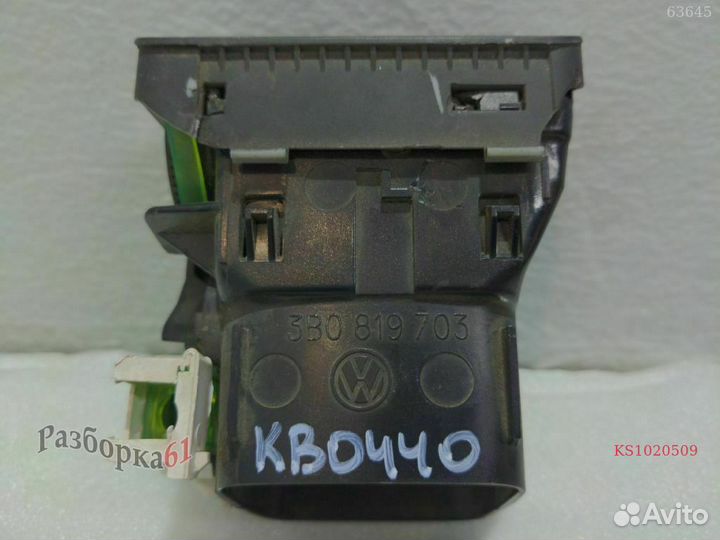 Воздуховод панели volkswagen passat B5 Левый