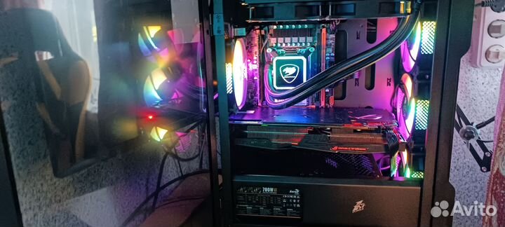 Игровой пк Rx 580 8 gb/12 ядер/16Gb/SSD m2 512gb