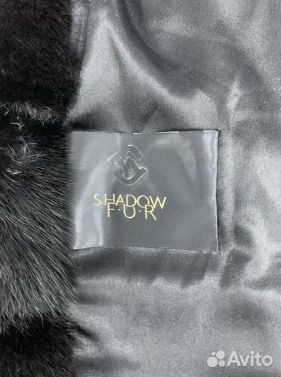 Шуба норковая б/у Shadow Fur 44-46р с капюшоном