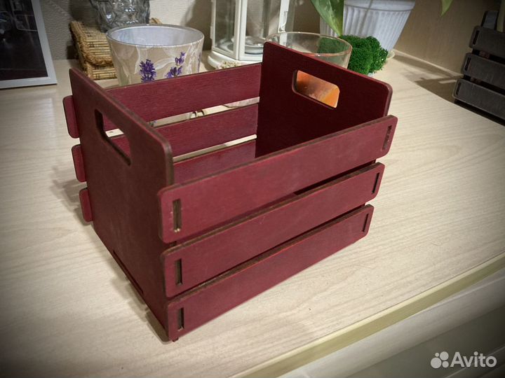 Декоративный деревянный ящик