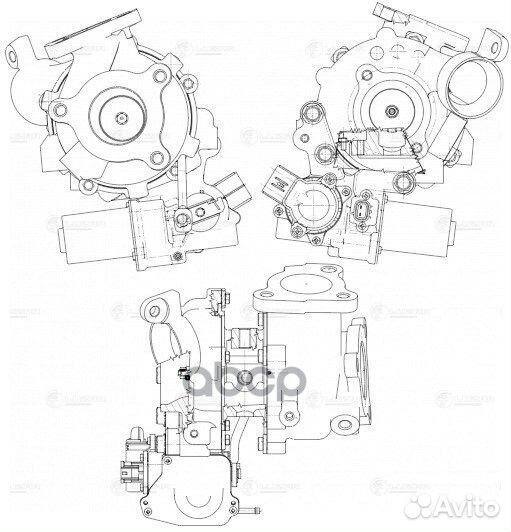 Турбокомпрессор toyota land cruiser 200 (07) 4