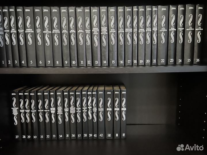 Александр Дюма.Собрание сочинений в 35 т. черное